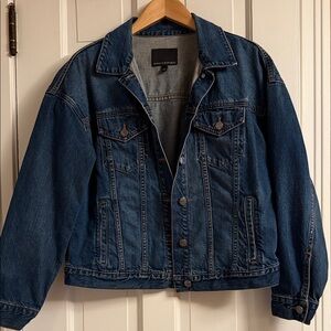 Banana Republic Dark Blue Jean Jacket Women size M